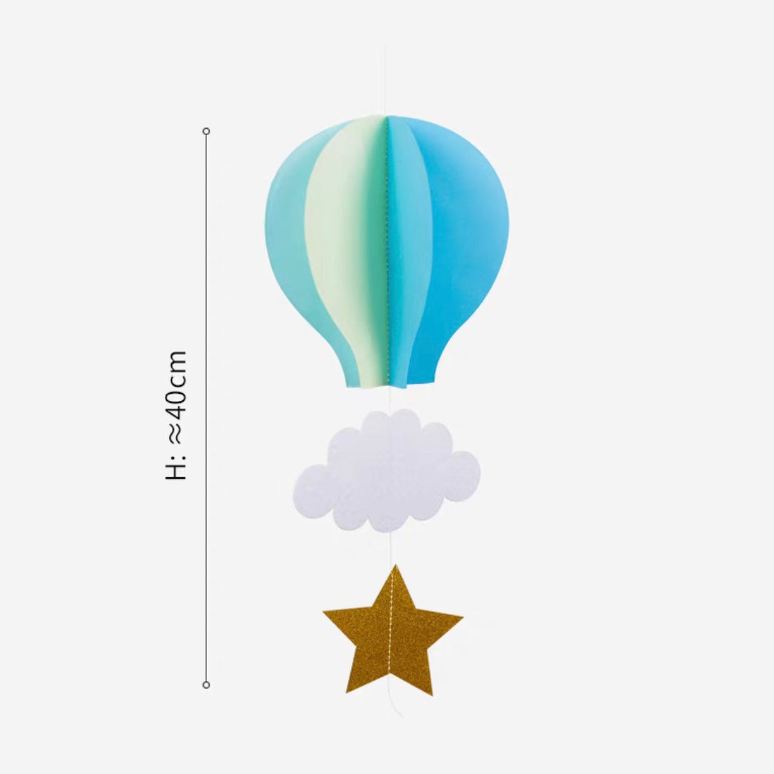 Agnes Hot Balloon Decor - Blue