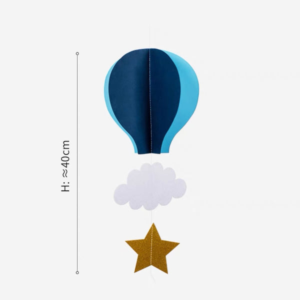 Agnes Hot Balloon Decor - Navy