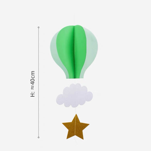 Agnes Hot Balloon Decor - Green