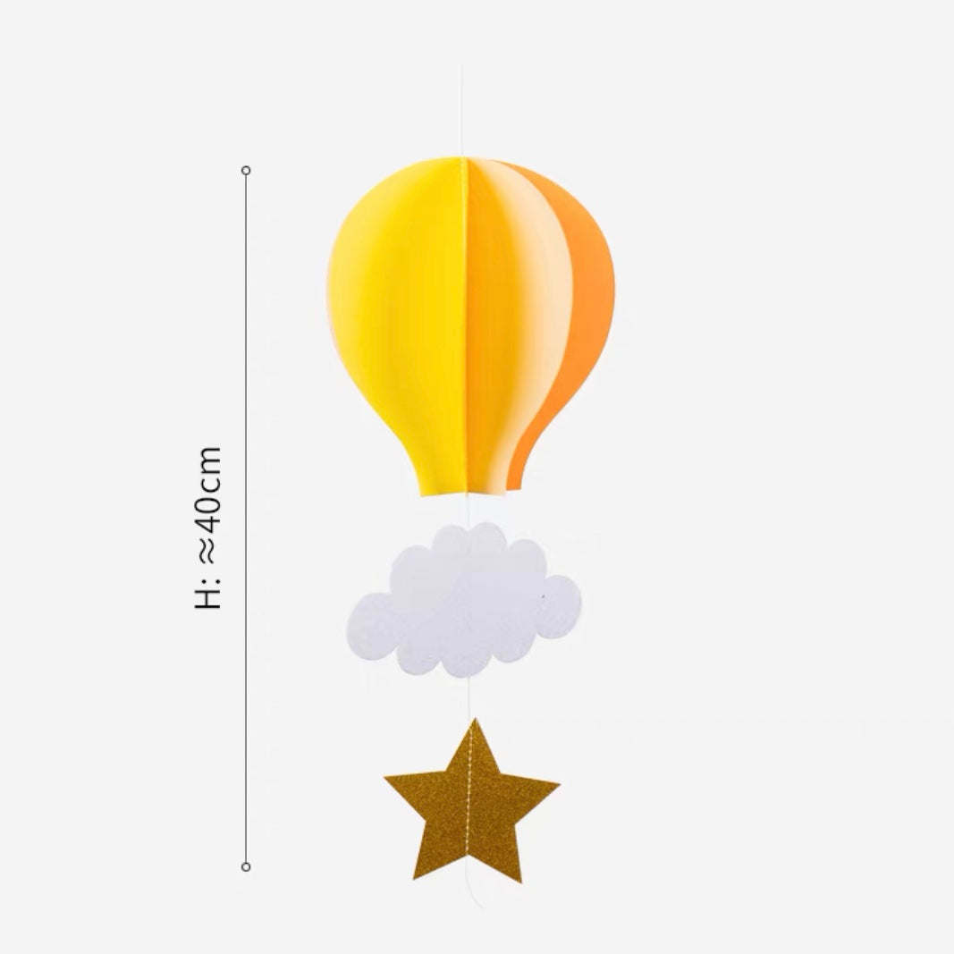 Agnes Hot Balloon Decor - Yellow
