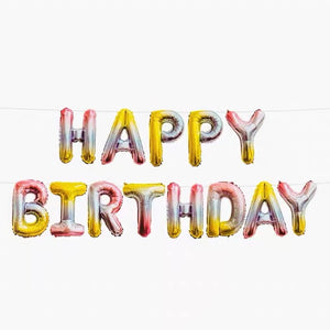 Birthday Balloon Set (Gradient)