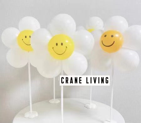 Smiley Balloon Set (Flower)