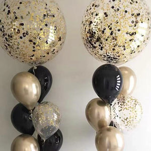 Orla Balloon Set (Black & Gold)