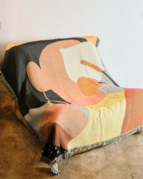 Abstract Lady Throw