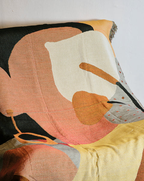 Abstract Lady Throw