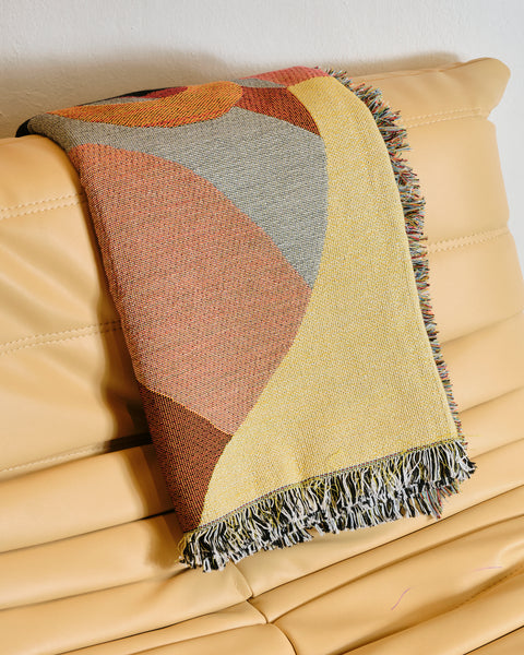 Abstract Lady Throw