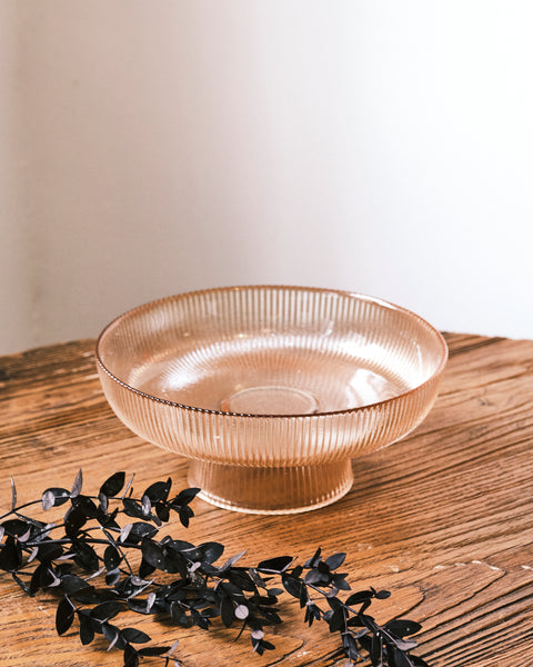 Aura Gold Rimmed Raised Dish