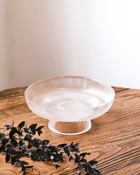 Aura Gold Rimmed Raised Dish