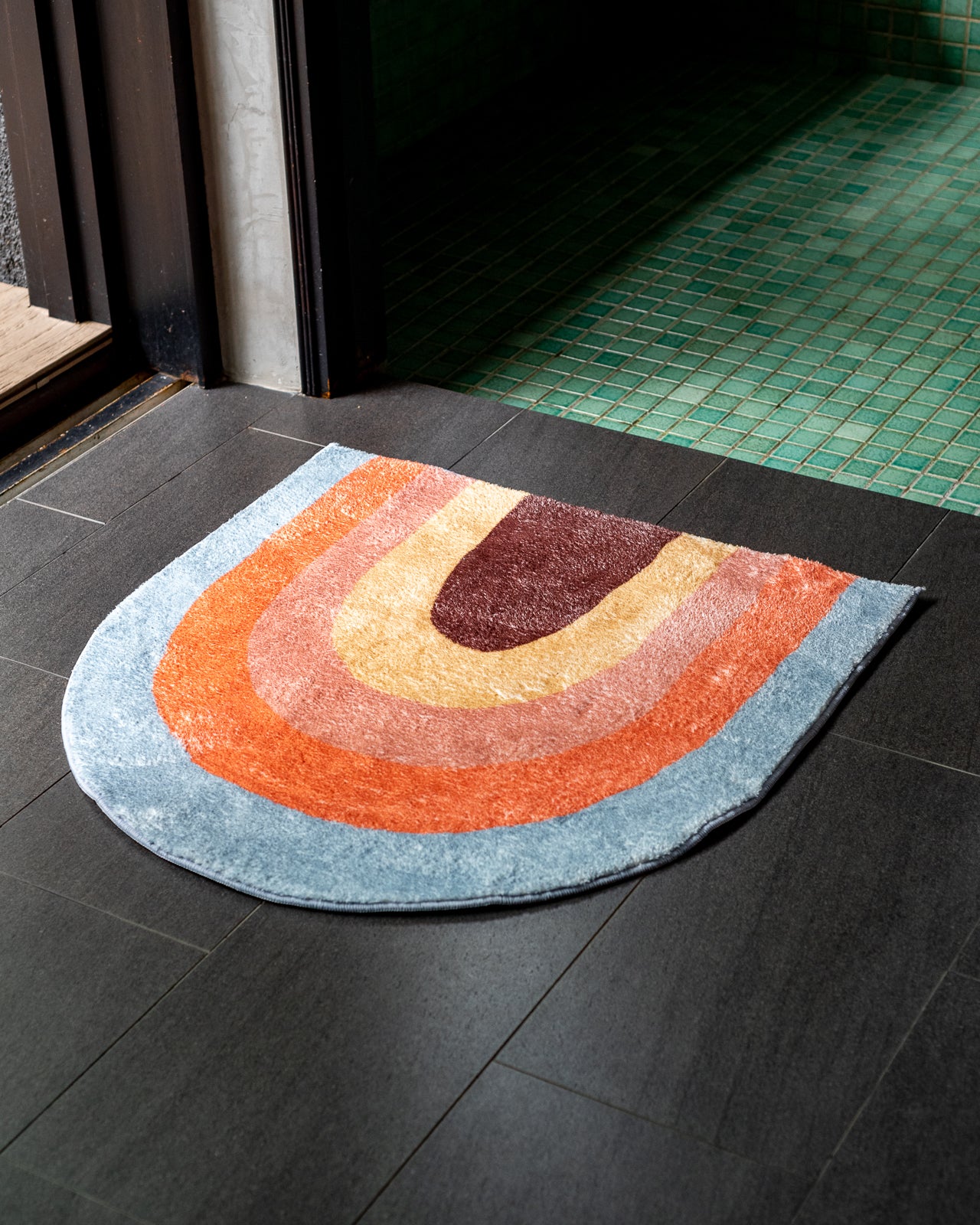 Rainbow Bathroom Mat