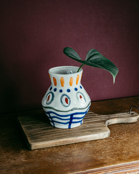 Boho Abstract Vase - Small