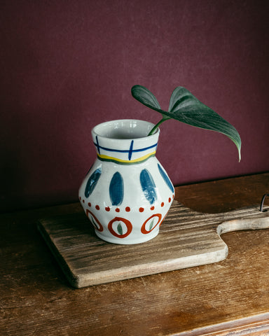 Boho Abstract Vase - Small