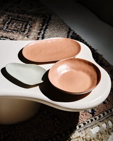 Bologna Irregular Plate - Stone White