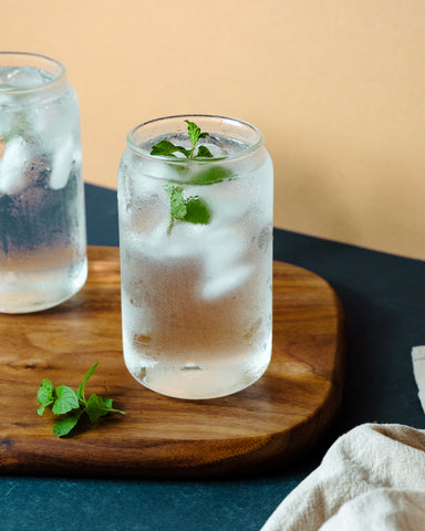 Can-shaped Water Glass