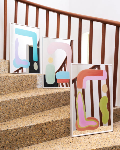 Cassatt Abstract Art Mirror