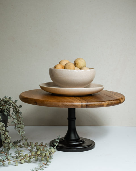 Blair Cake Stand with Black Base - Large