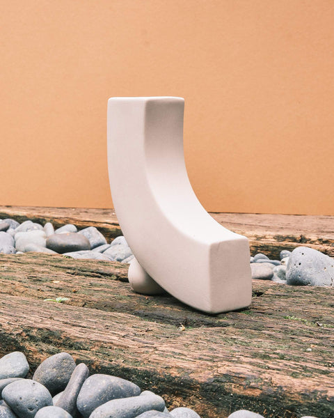 Silhouette J-Shaped Vase