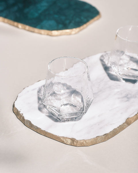 Faceted Cocktail Glass