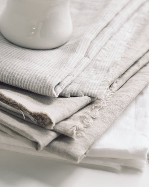 Dove Linen Table Runner
