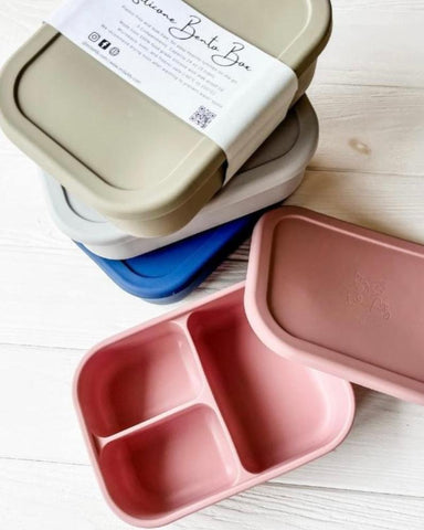 Silicone Bento Box - Lighter Version (3 Compartment)