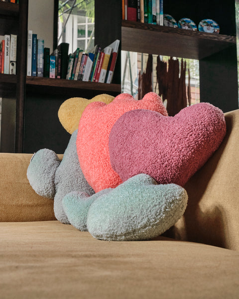 Flower-Shaped Accent Pillows