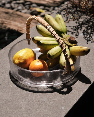 Fatik Fruit Bowl with Handle