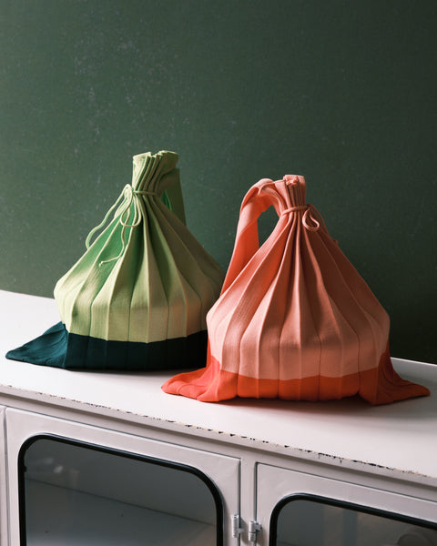 Pleated Tote Bag