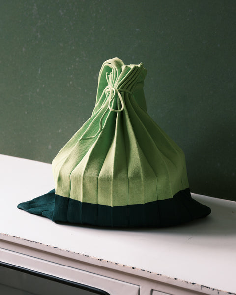 Pleated Tote Bag