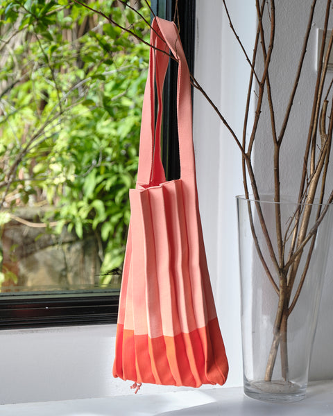 Pleated Tote Bag