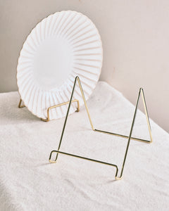 Gold Plate Stand - Large