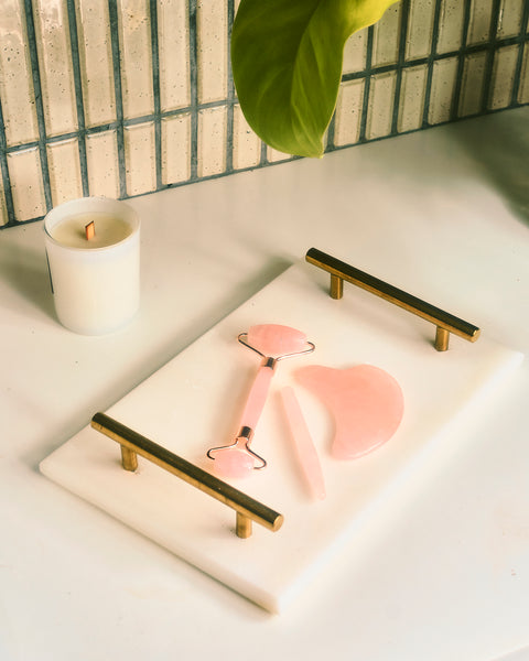 Rose Quartz Facial Roller
