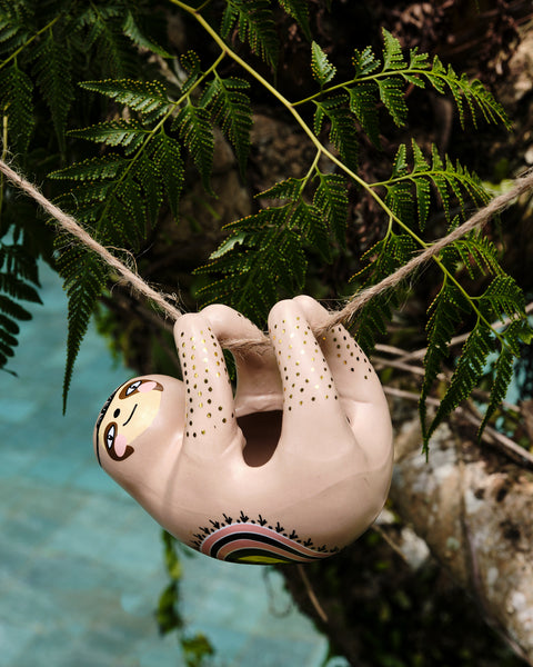 Hanging Sloth Planter Pot