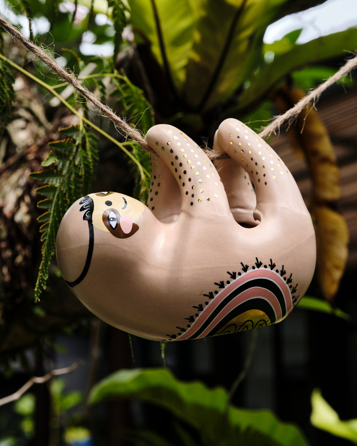 Hanging Sloth Planter Pot