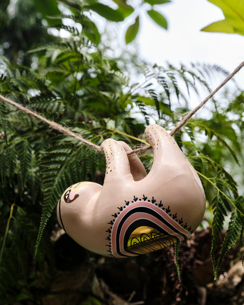 Hanging Sloth Planter Pot