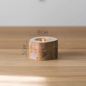 Bois de Santa Wood Branch Candle Holder - Light