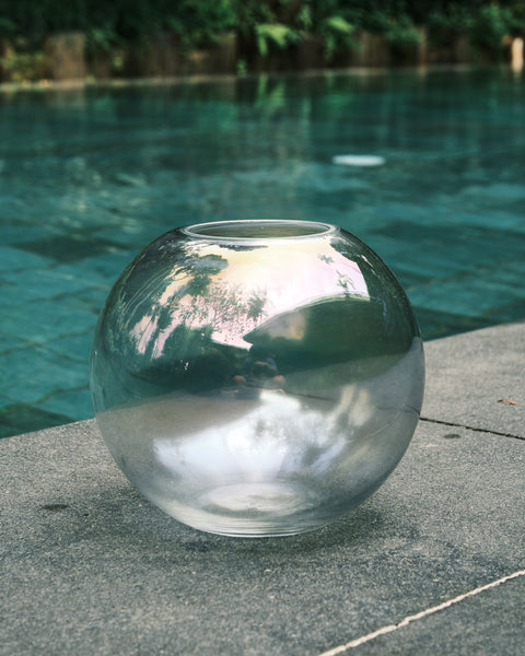 Iridescent Globe Vase