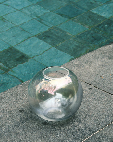 Iridescent Globe Vase