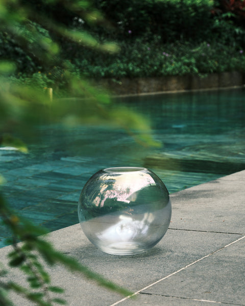 Iridescent Globe Vase