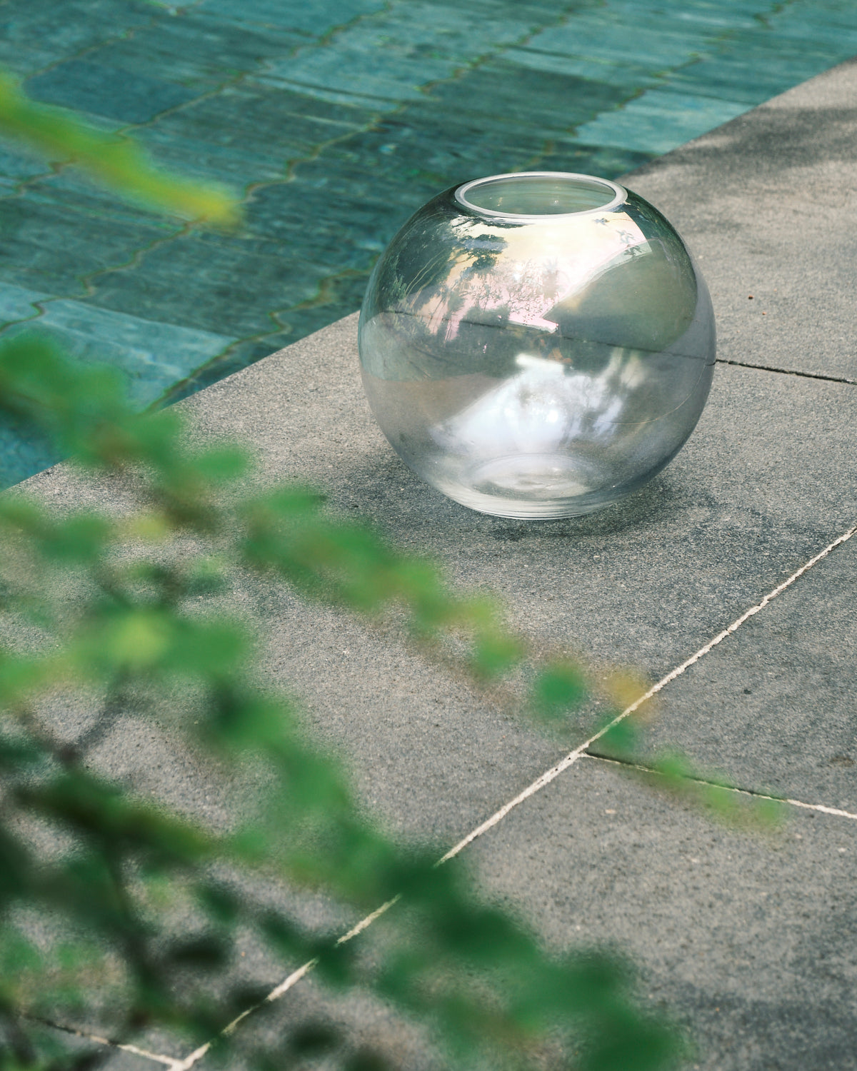 Iridescent Globe Vase