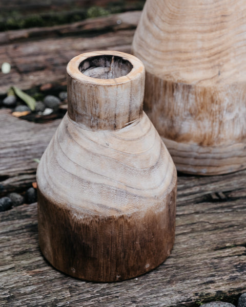 Legno Wooden Vase