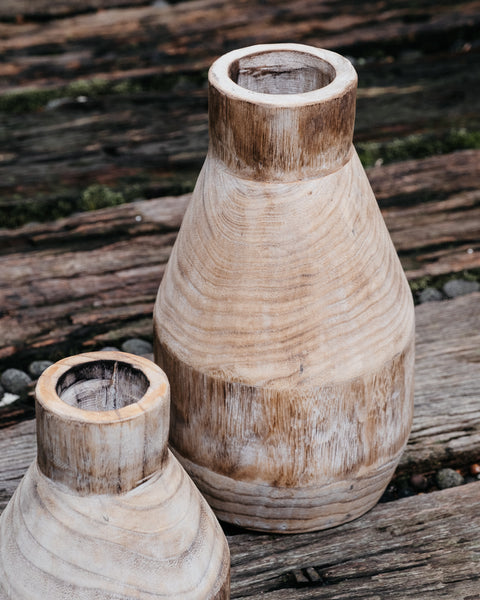 Legno Wooden Vase