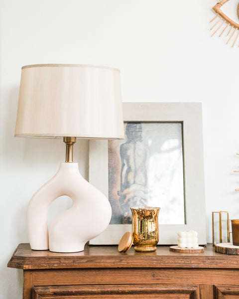 Leonard Beige Table Lamp