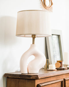 Leonard Beige Table Lamp