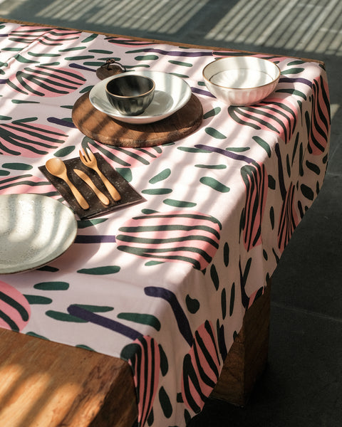 Tropicana Printed Table Cloth - Assorted Designs
