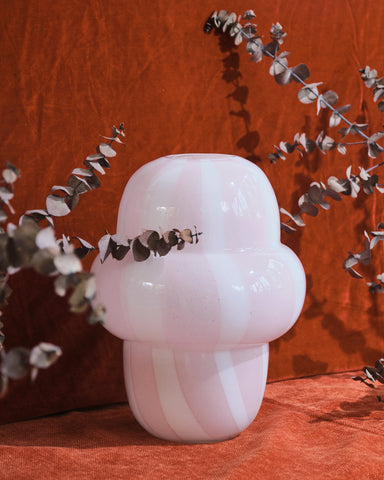 Lou Pink Stripes Vase