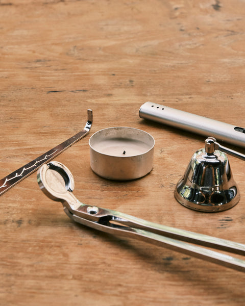 Candle Care Accessories Set: Wick Trimmer, Scraper, Snuffer