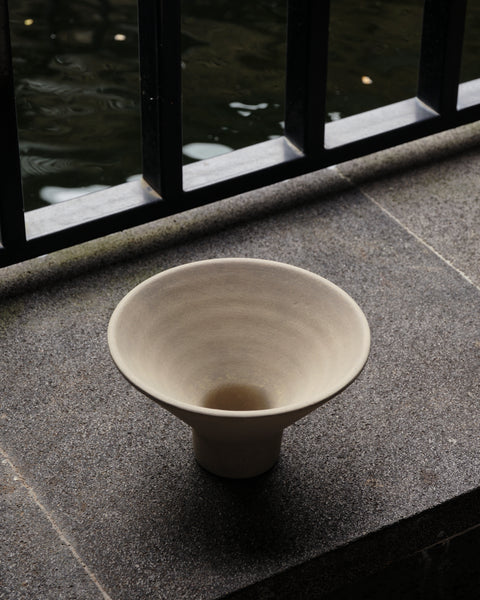 Marfa Inga Raised Bowl - Cream