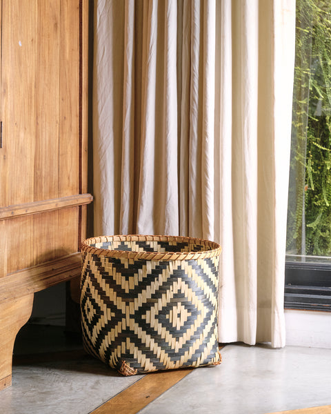 Masai Mara Bamboo Basket - Medium