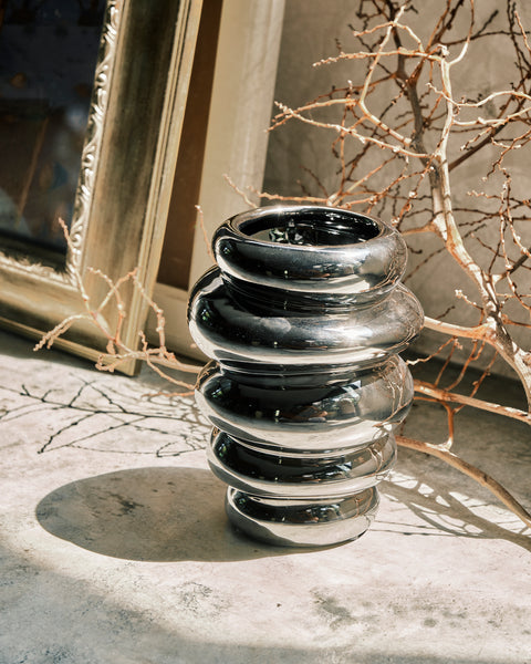 Parabola Vase - Silver