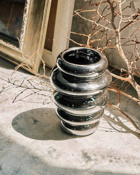 Parabola Vase - Silver