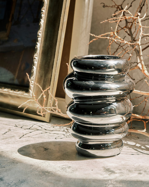 Parabola Vase - Silver